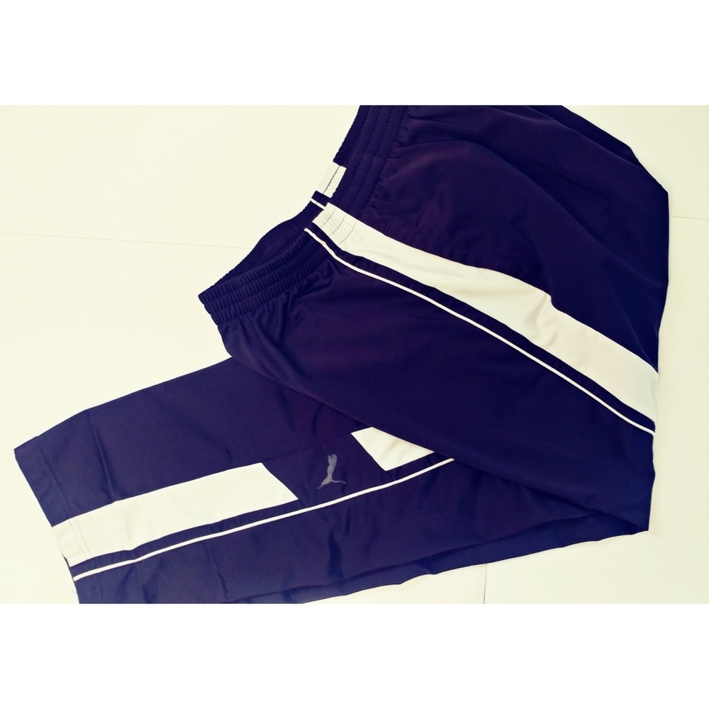 🍁Puma black and white men's joggers